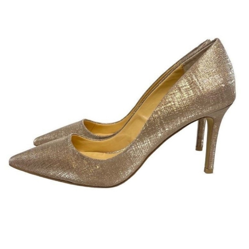New Daya By Zendayq Gold High Heels